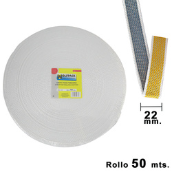 05250575 CINTA PERSIANA WOLFPACK BICOLOR 22 MM. ROLLO 50 METROS