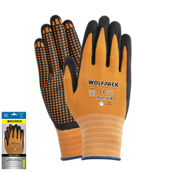 GUANTE NYLON CON PALMA EN FOAM Y PUNTOS NITRILO talla de 6 a 10