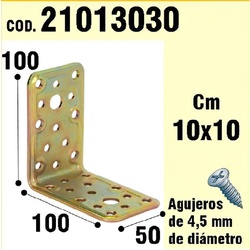 Soporte Para Madera Angulo 50x 100x 100 mm. bricomatado